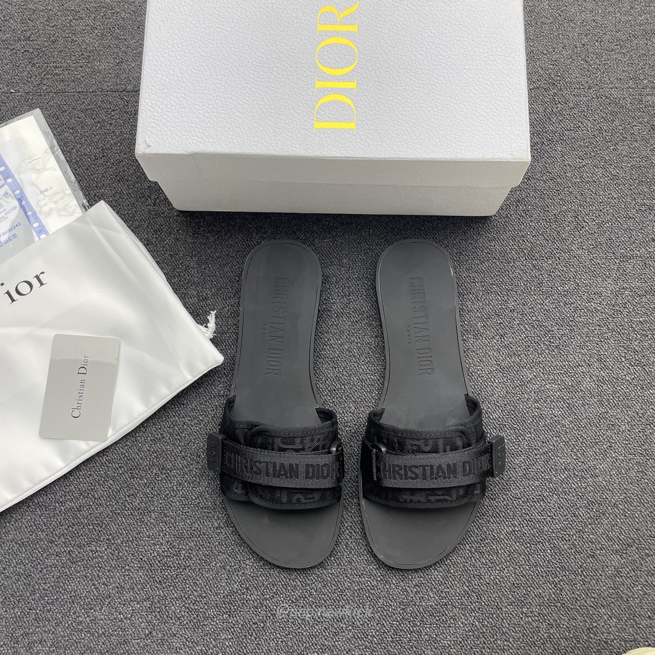 Dior 3d Velcro Sandals (8) - newkick.vip